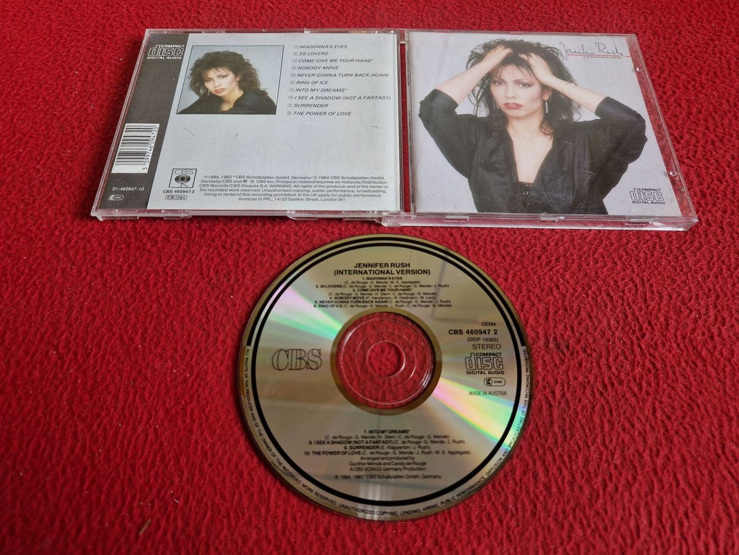 JENNIFER RUSH (INTERNATIONAL VERSION) CD