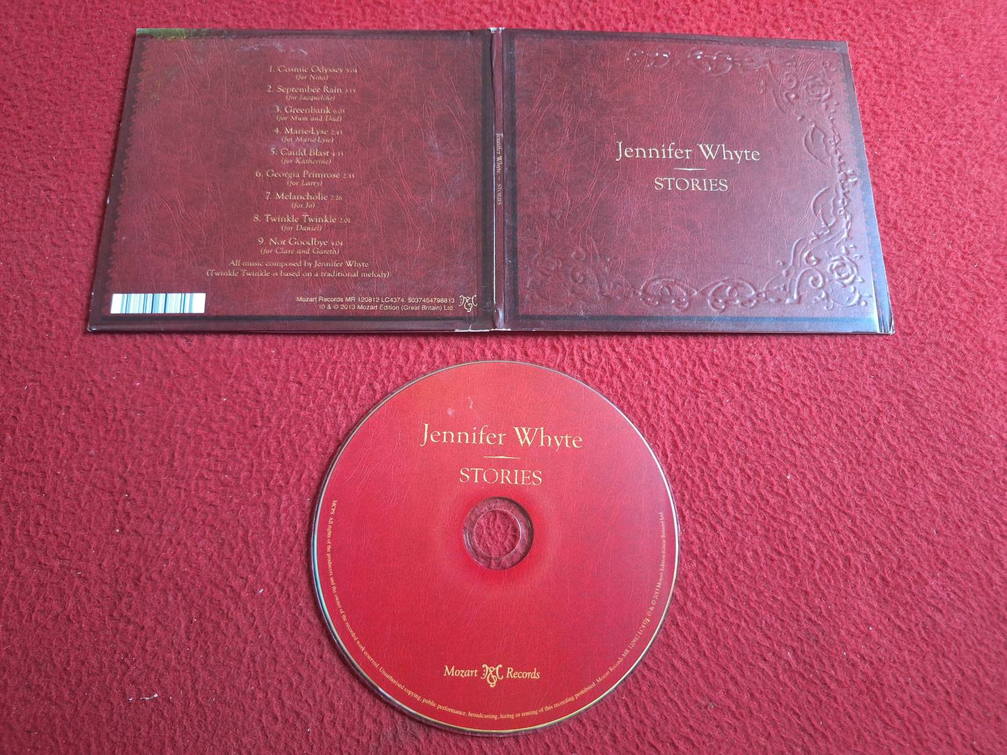 JENNIFER WHYTE STORIES CD