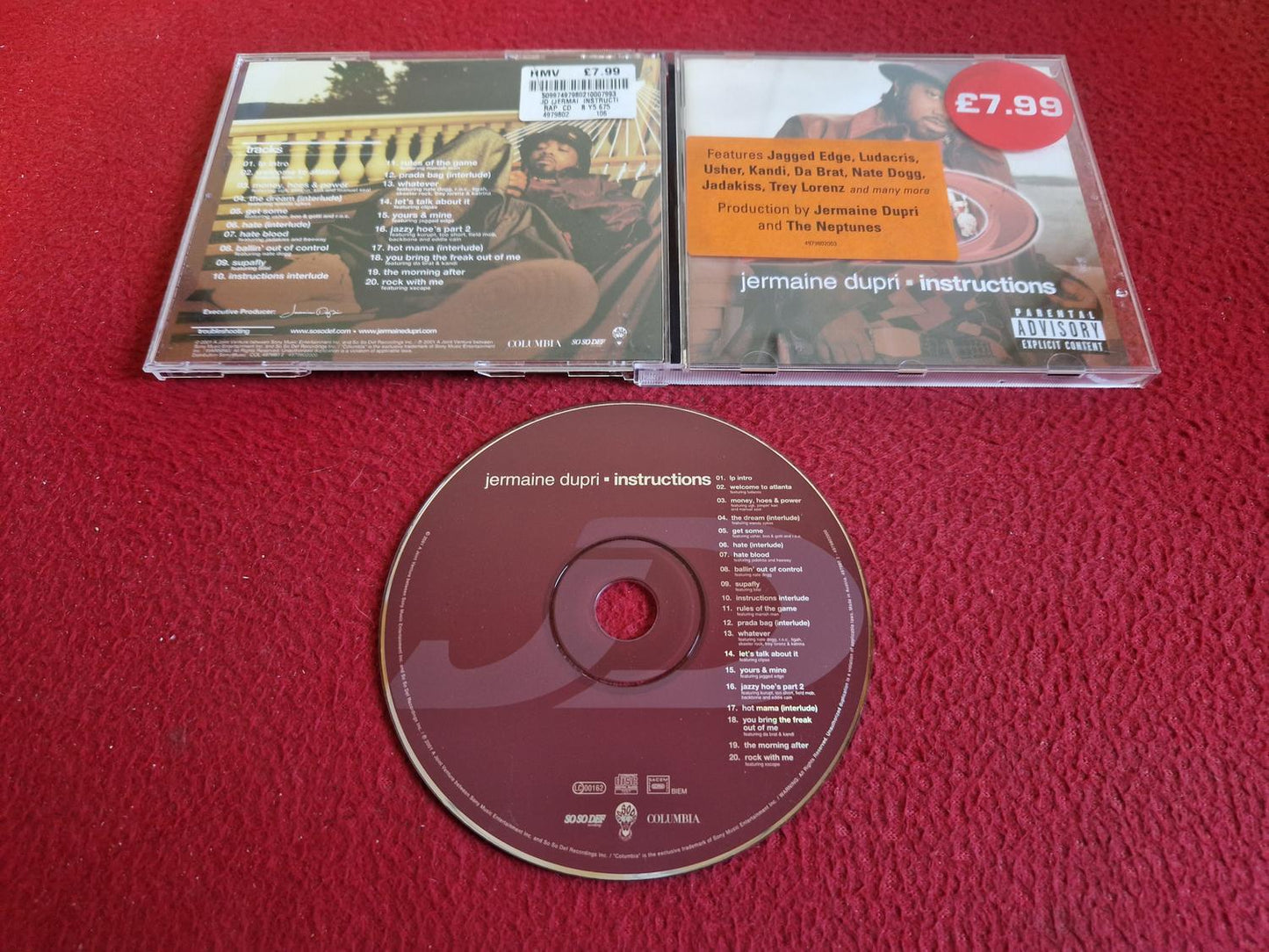JERMAINE DUPRI INSTRUCTIONS CD