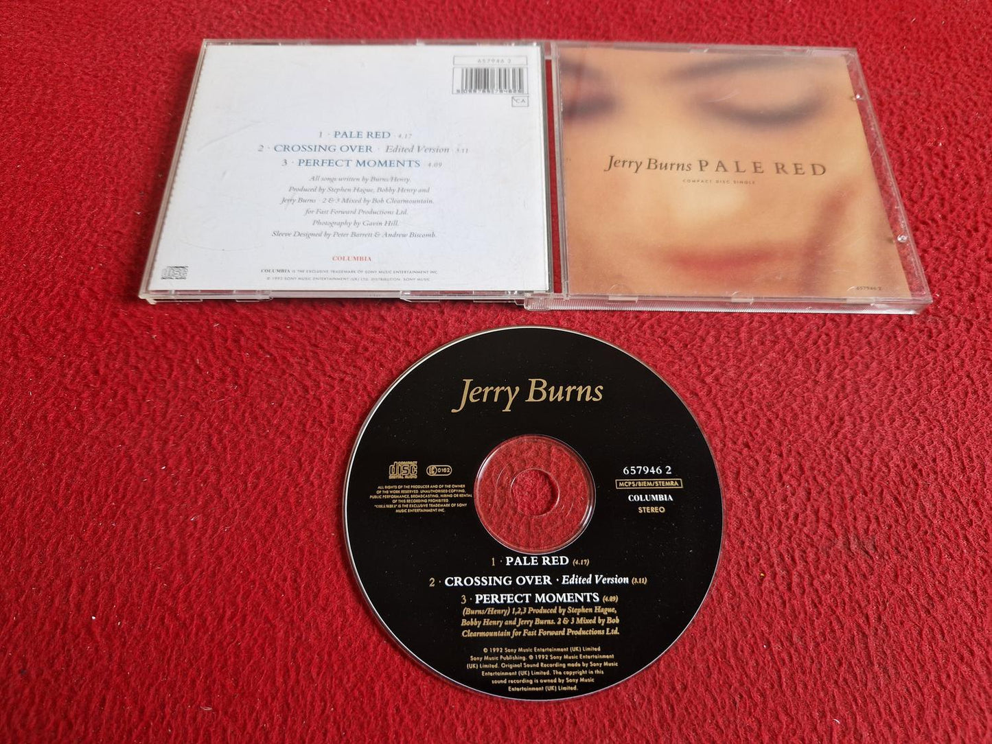 JERRY BURNS PALE RED CD