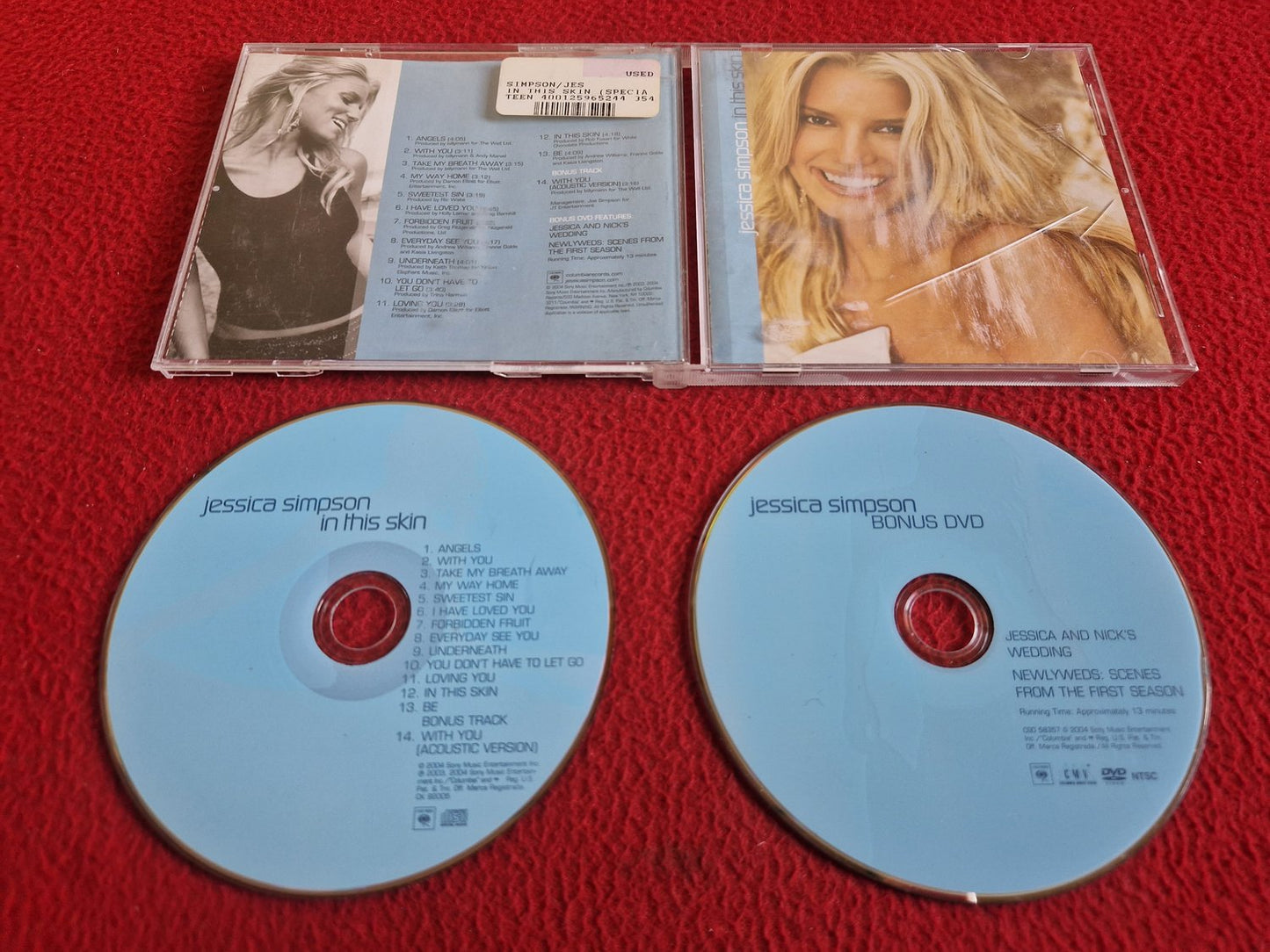 JESSICA SIMPSON IN THIS SKIN CD / DVD
