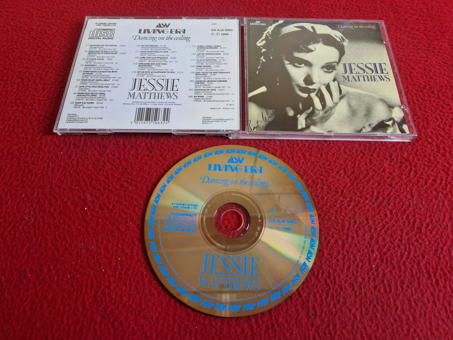 JESSIE MATTHEWS DANCING ON THE CEILING CD