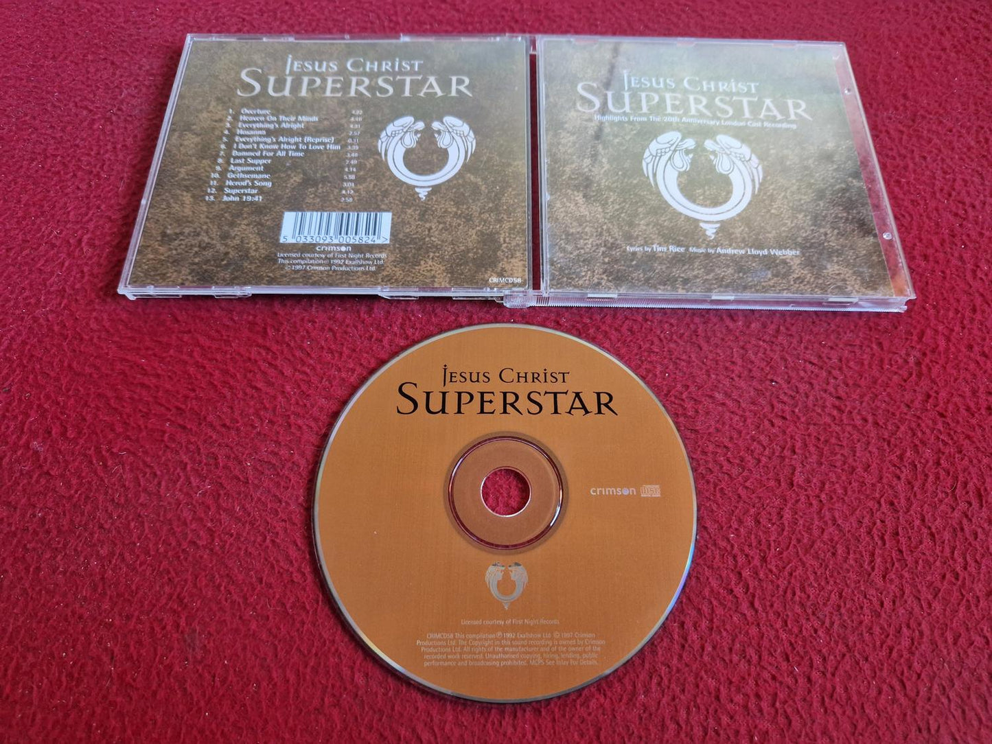 JESUS CHRIST SUPERSTAR CD