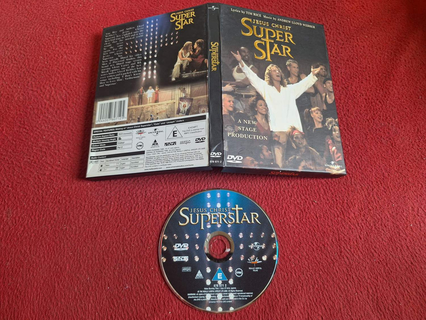 JESUS CHRIST SUPER STAR [ SNAPCASE ] DVD