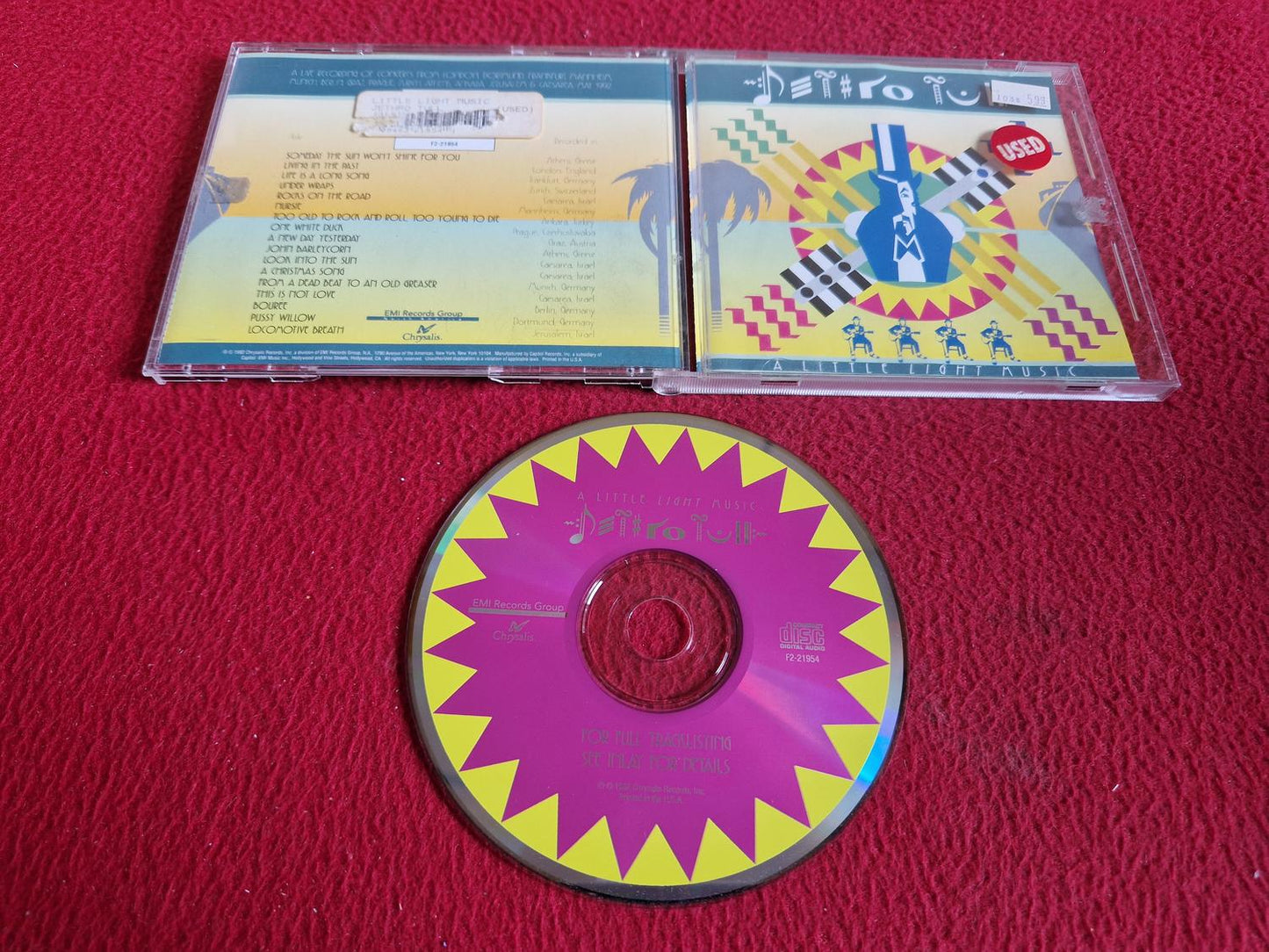 JETHRO TULL A LITTLE LIGHT MUSIC CD