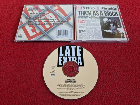 JETHRO TULL THICK AS A BRICK CD