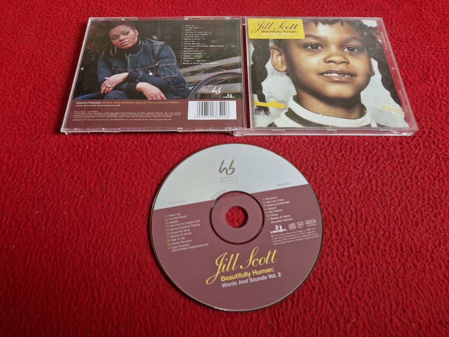 JILL SCOTT BEAUTIFULLY HUMAN: WORDS AND SOUNDS VOL. 2 CD