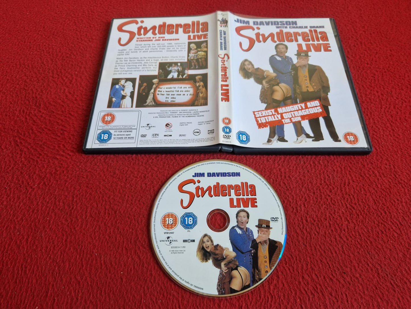 JIM DAVIDSON WITH CHARLIE DRAKE SINDERELLA LIVE DVD