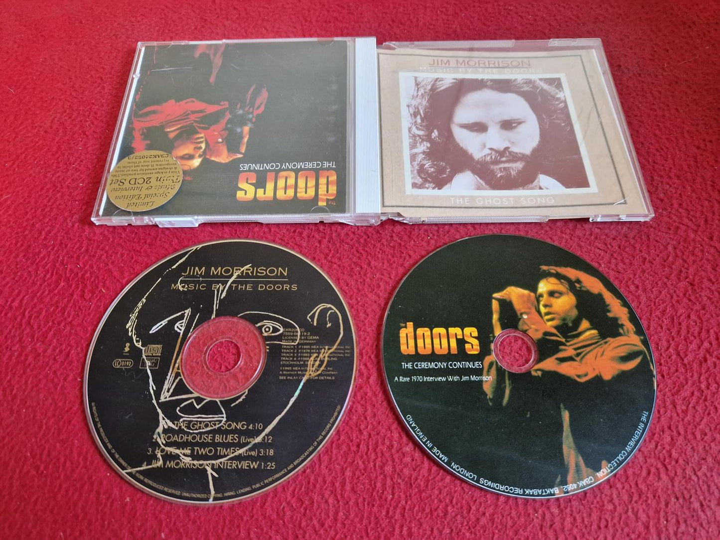 JIM MORRISON MUSIC BY THE DOORS THE GHOST SONG / CEREMONY CONTINUES INTERVIEW CD