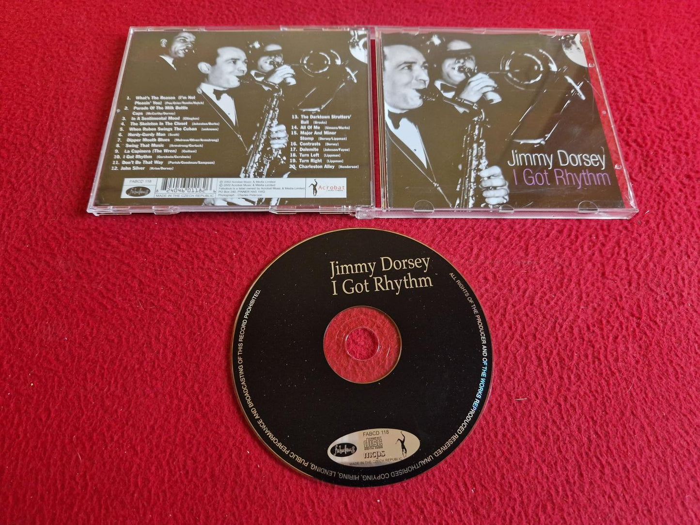 JIMMY DORSEY I GOT RHYTHM CD