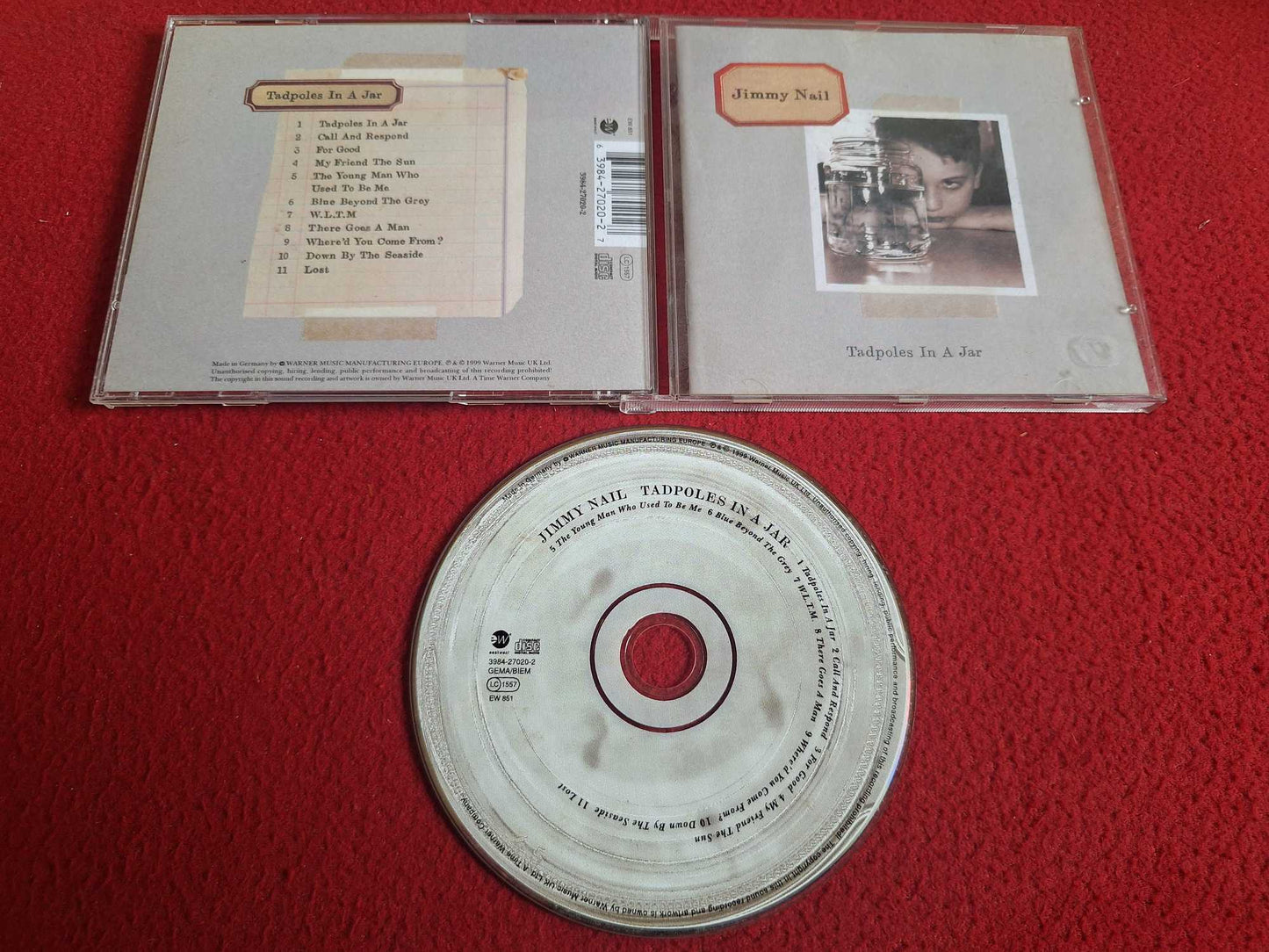 JIMMY NAIL TADPOLES IN A JAR CD