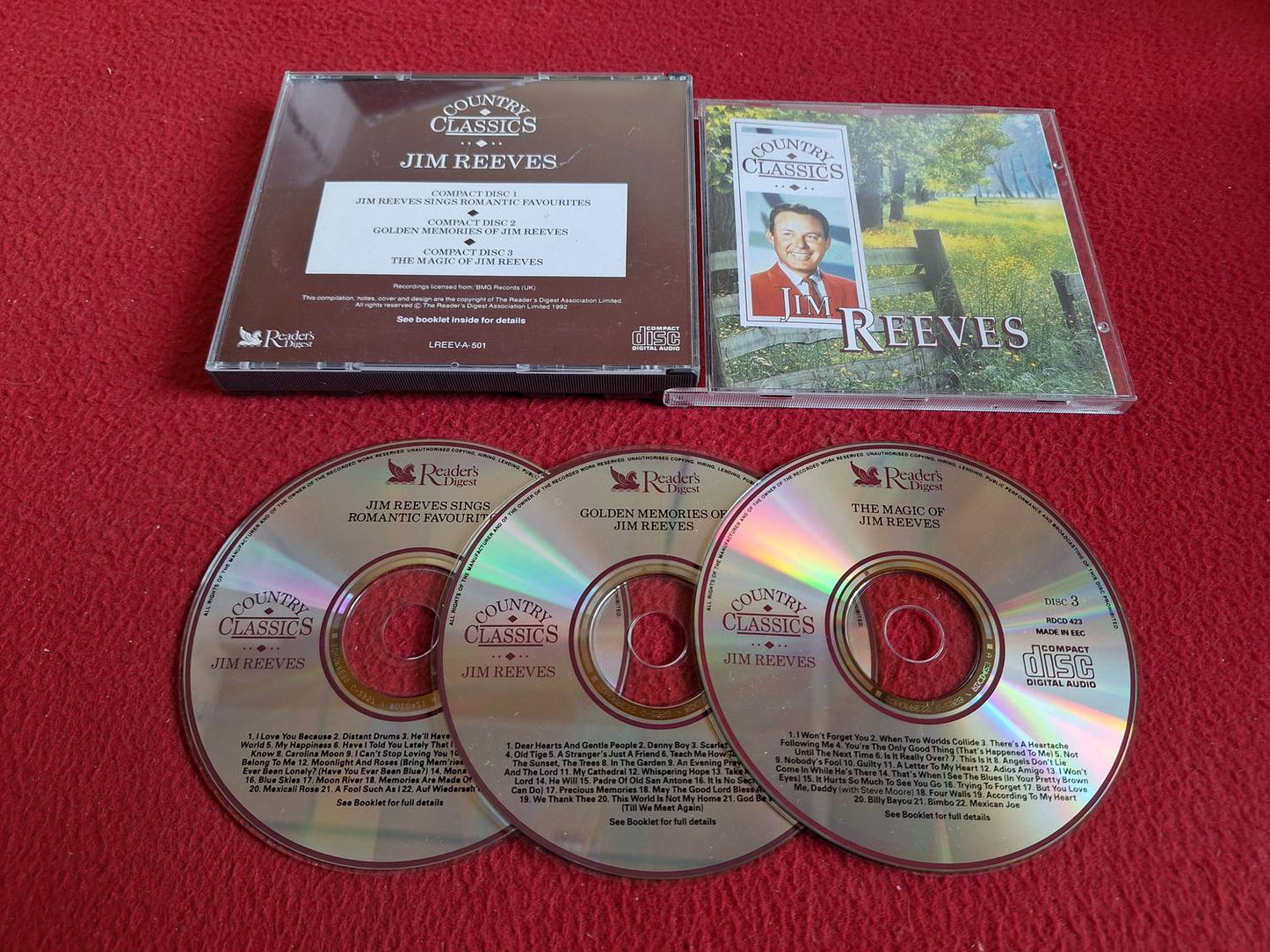 JIM REEVES [ COUNTRY CLASSICS ] CD BOX