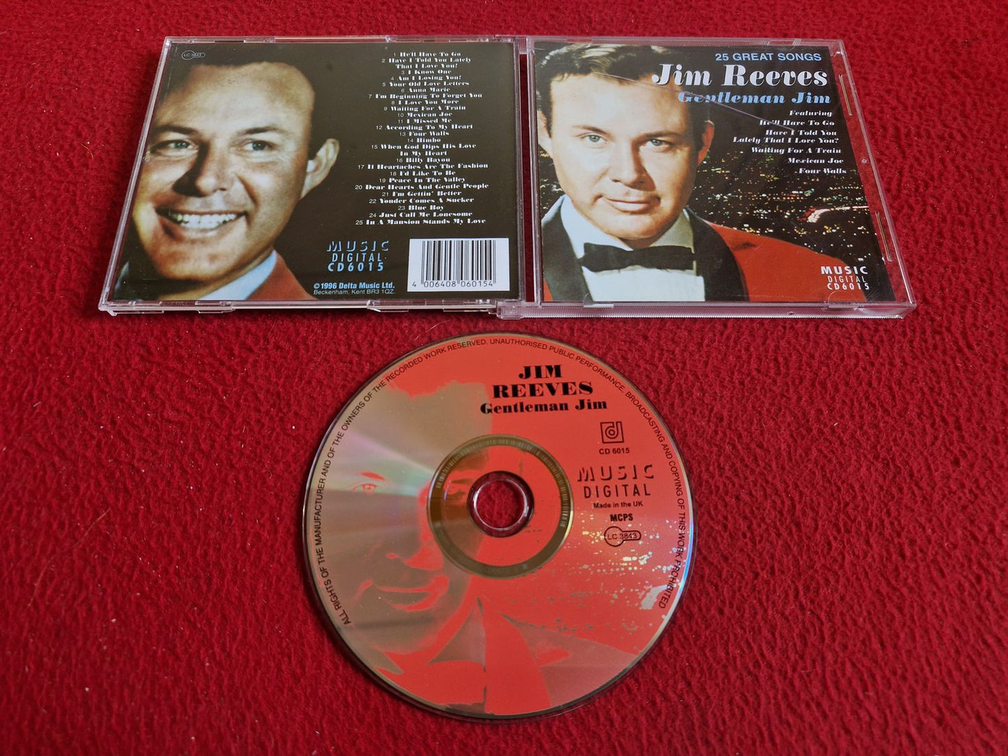 JIM REEVES GENTLEMAN JIM CD