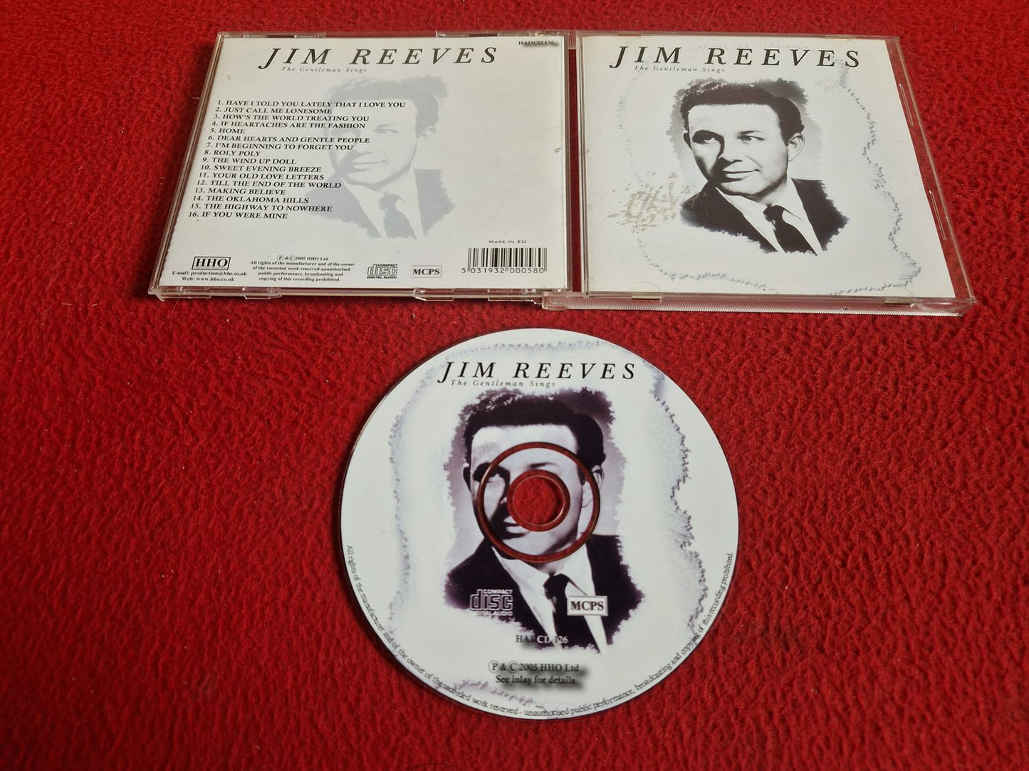 JIM REEVES THE GENTLEMAN SINGS CD