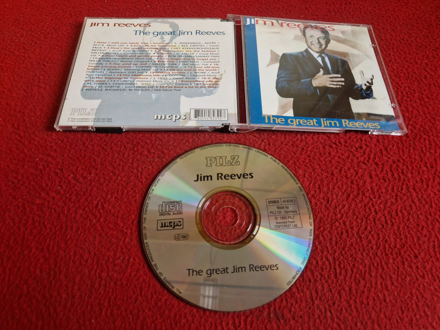 JIM REEVES THE GREAT JIM REEVES CD