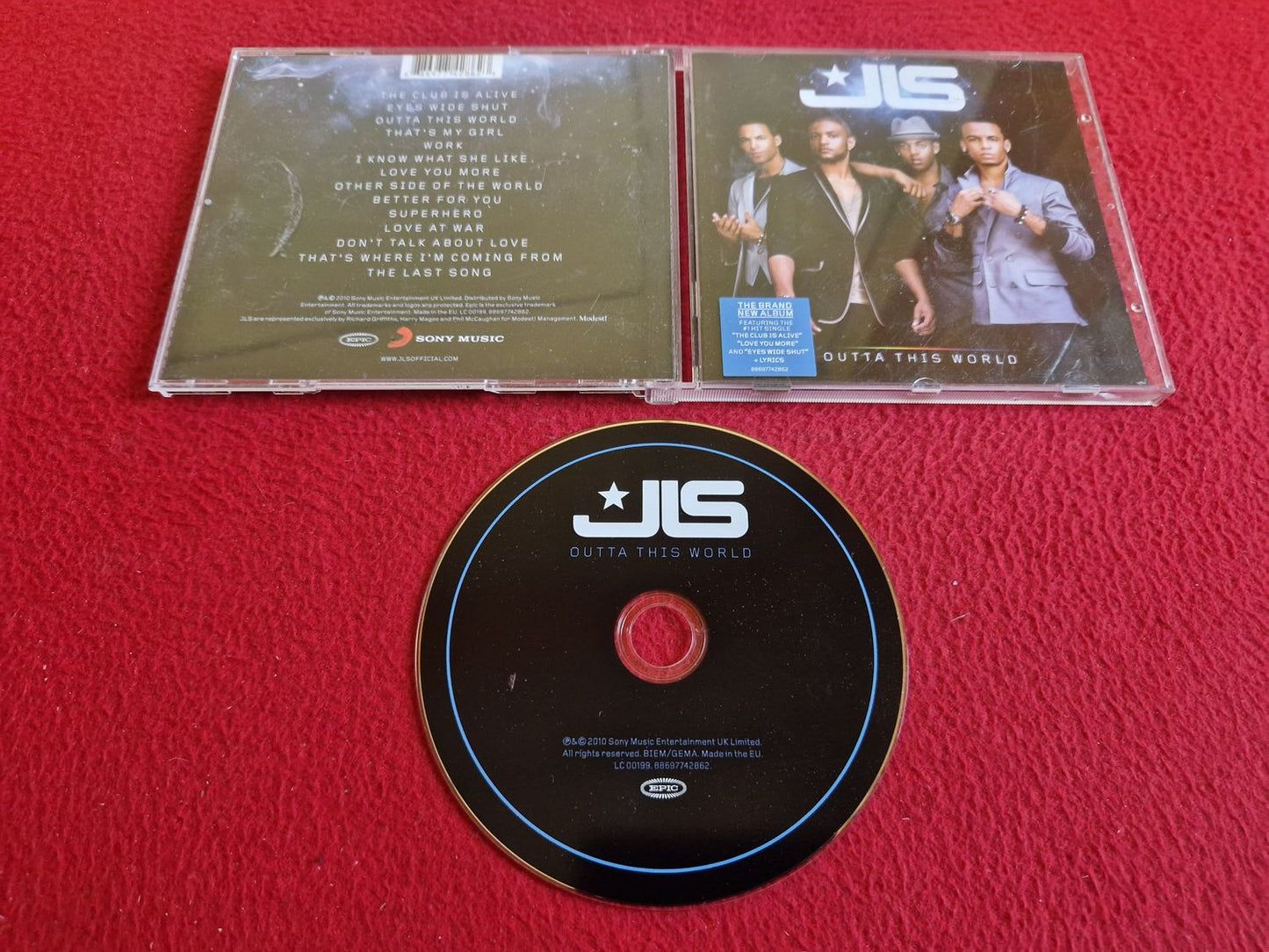 JLS OUTTA THIS WORLD CD
