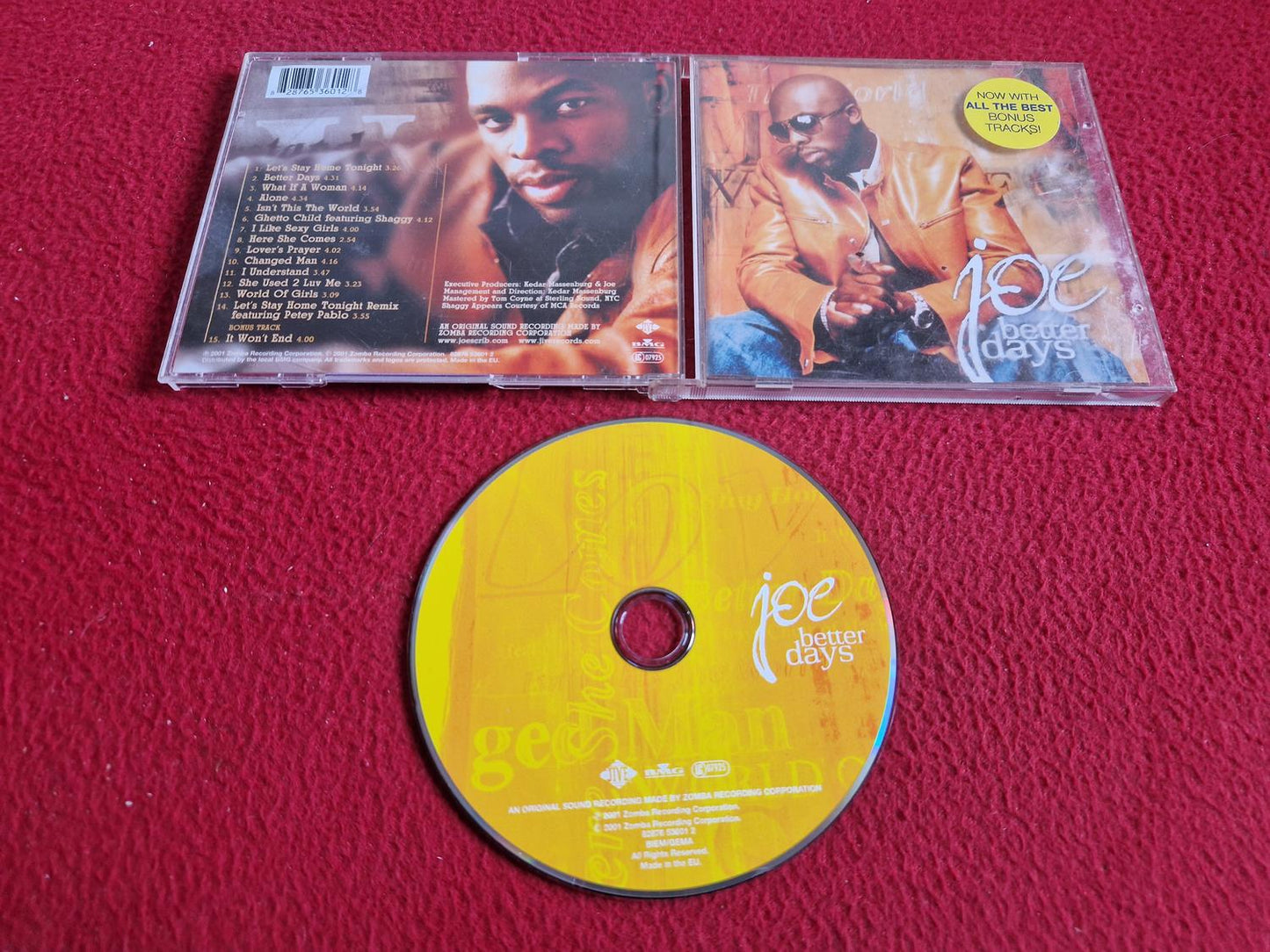JOE BETTER DAYS CD