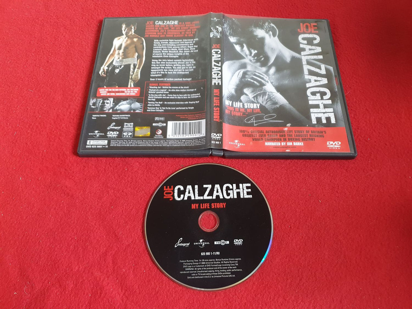 JOE CALZAGHE MY LIFE STORY till DVD