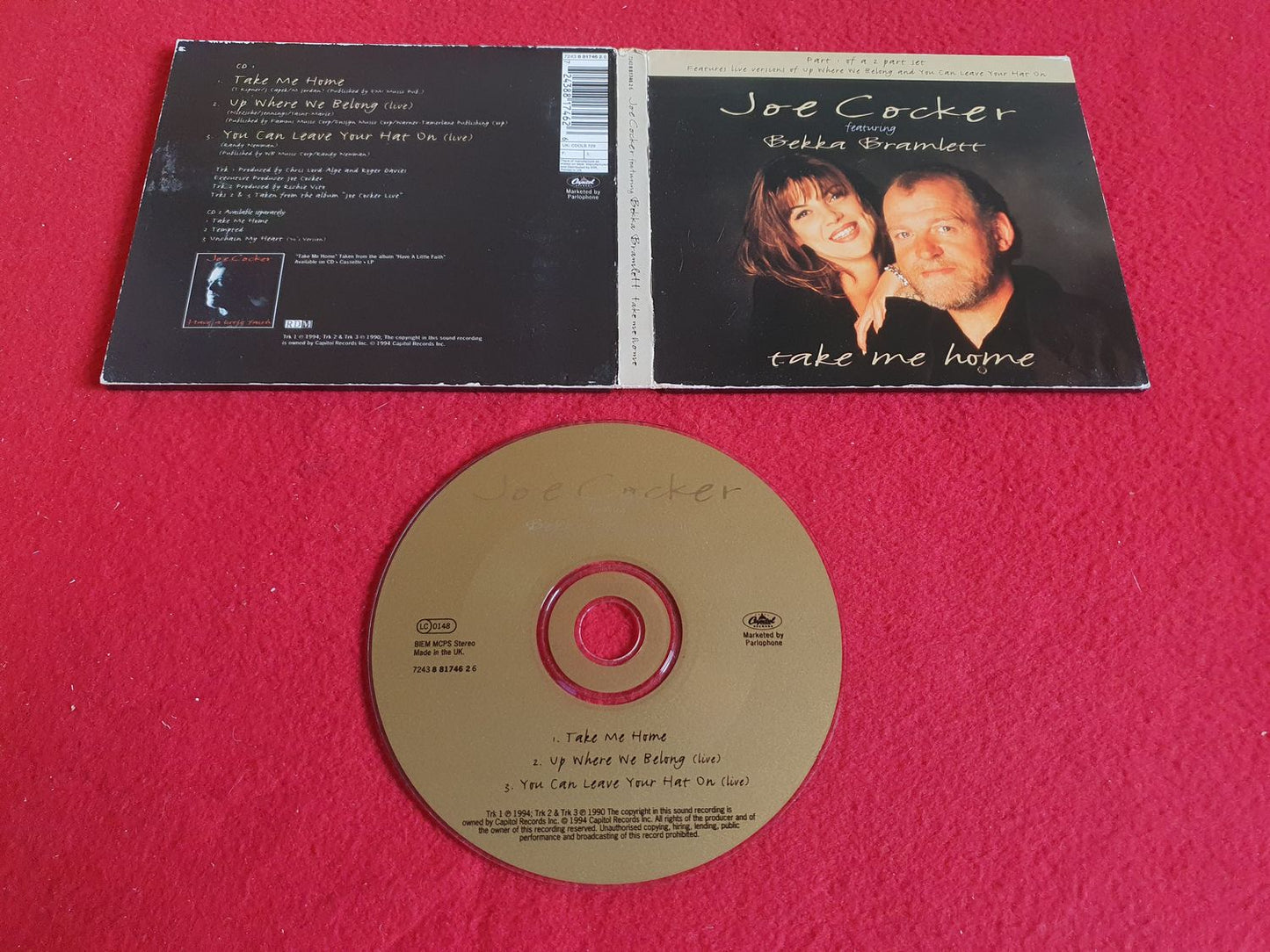 JOE COCKER FEAT BEKKA BRAMLETT TAKE ME HOME till CD