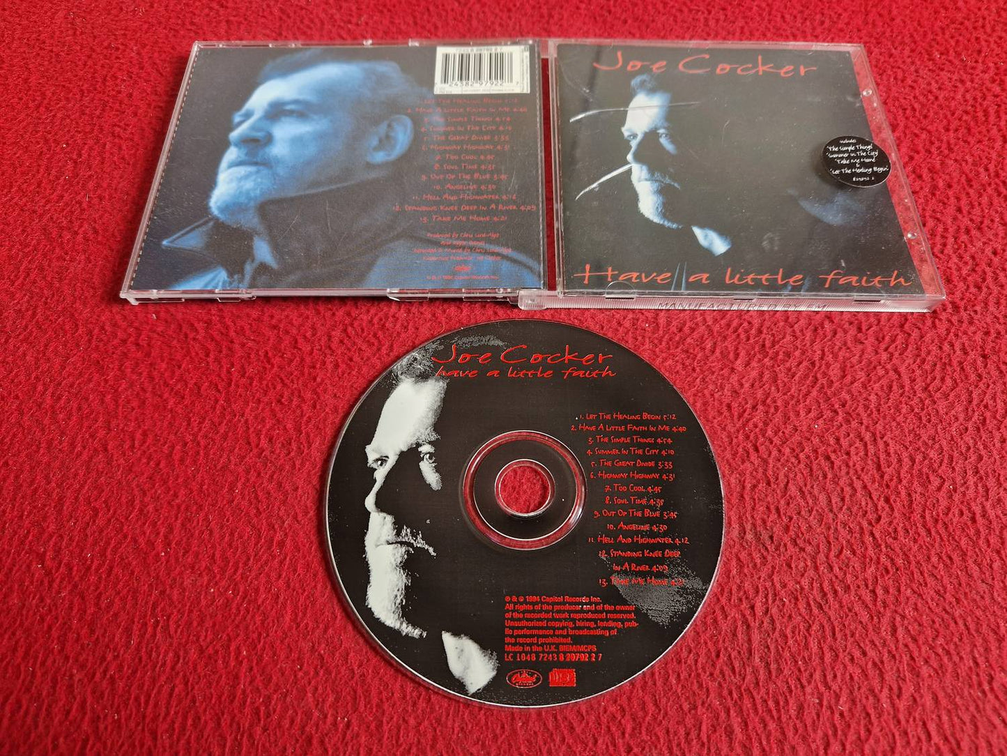 JOE COCKER HAVE A LITTLE FAITH CD