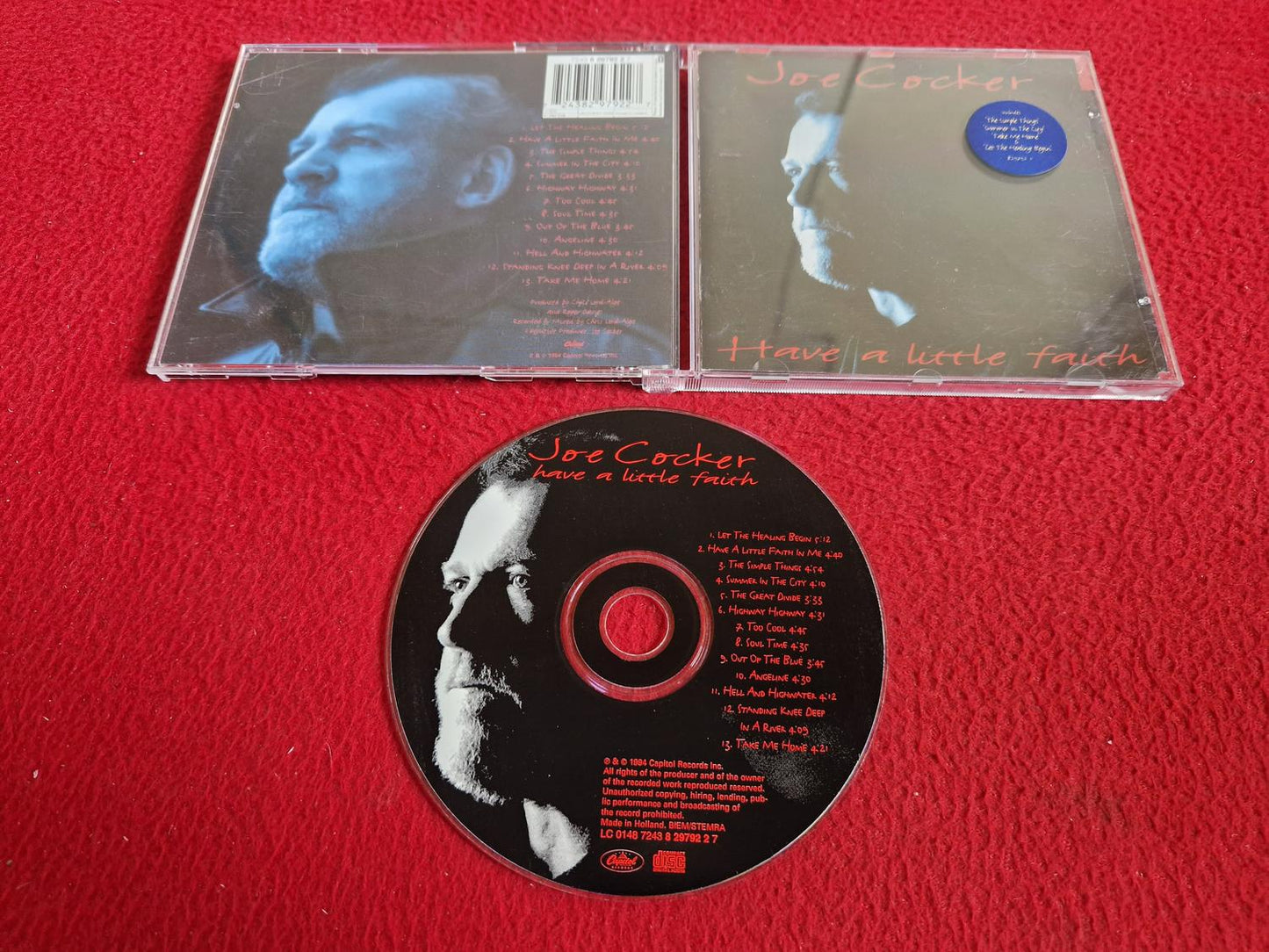 JOE COCKER HAVE A LITTLE FAITH CD
