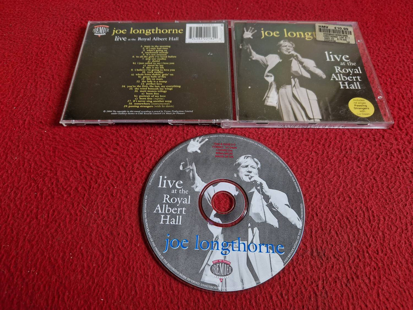 JOE LONGTHORNE LIVE AT THE ROYAL ALBERT HALL CD