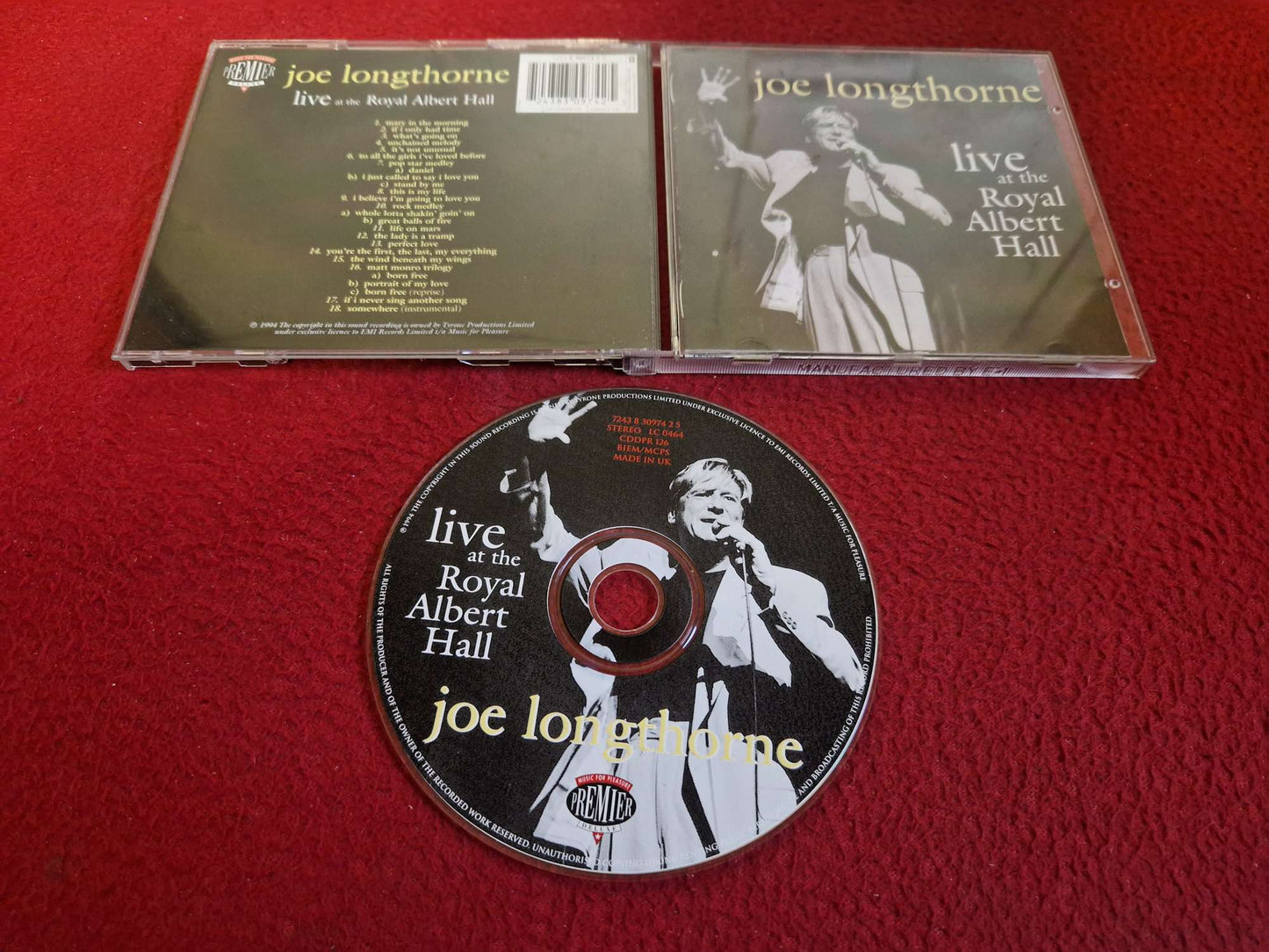 JOE LONGTHORNE LIVE AT THE ROYAL ALBERT HALL CD