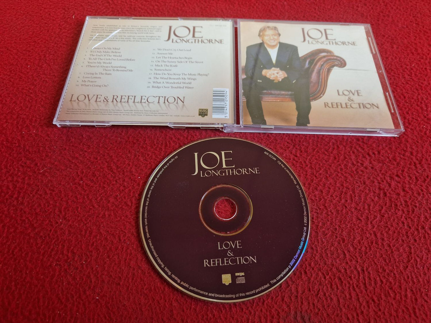 JOE LONGTHORNE LOVE & REFLECTION CD