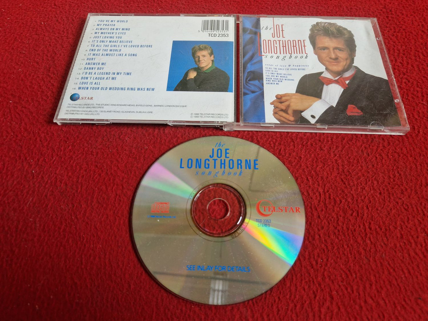 JOE LONGTHORNE THE SONGBOOK CD