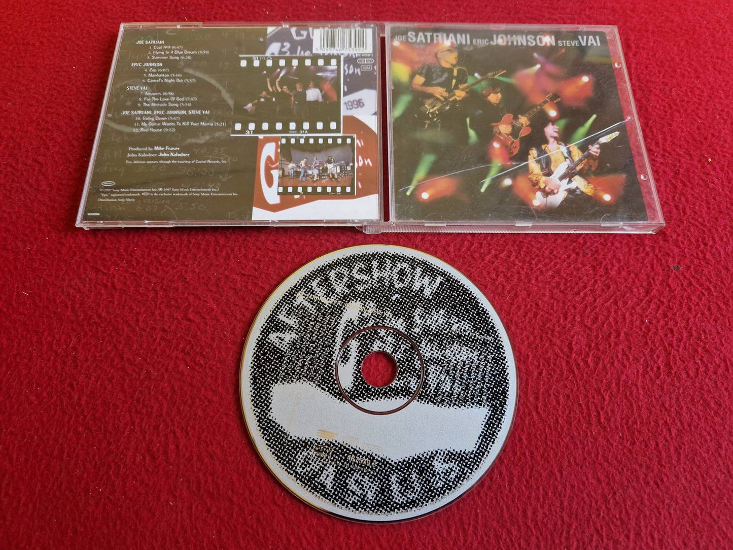 JOE SATRIANI ERIC JOHNSON STEVE VAI CD