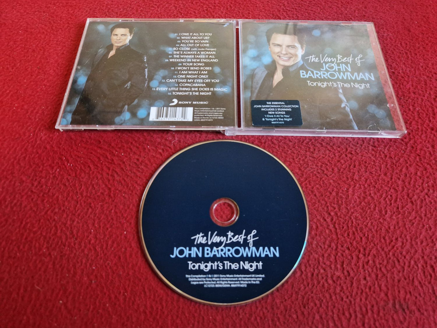JOHN BARROWMAN TONIGHT'S THE NIGHT THE VERY BEST OF CD