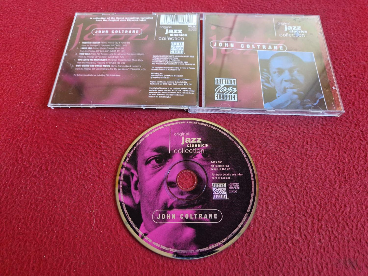 JOHN COLTRANE [ ORIGINAL JAZZ CLASSICS COLLECTION ] CD