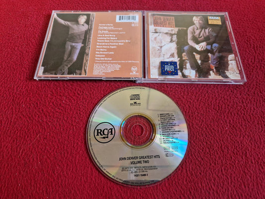 JOHN DENVER GREATEST HITS VOLUME TWO CD
