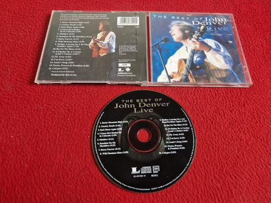 JOHN DENVER LIVE THE BEST OF CD