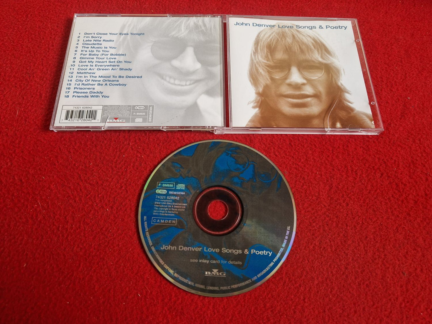 JOHN DENVER LOVE SONGS & POETRY CD