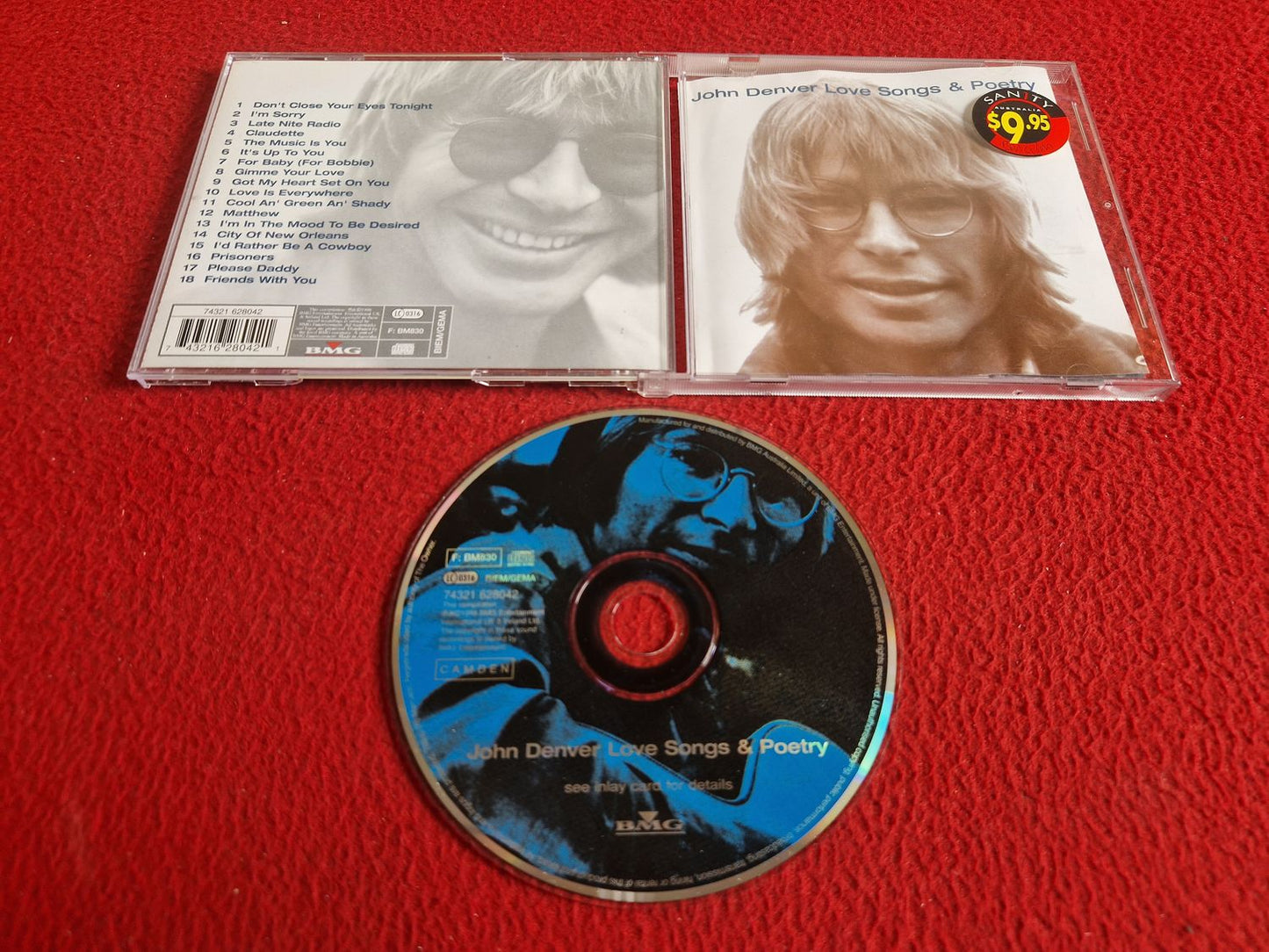 JOHN DENVER LOVE SONGS & POETRY CD