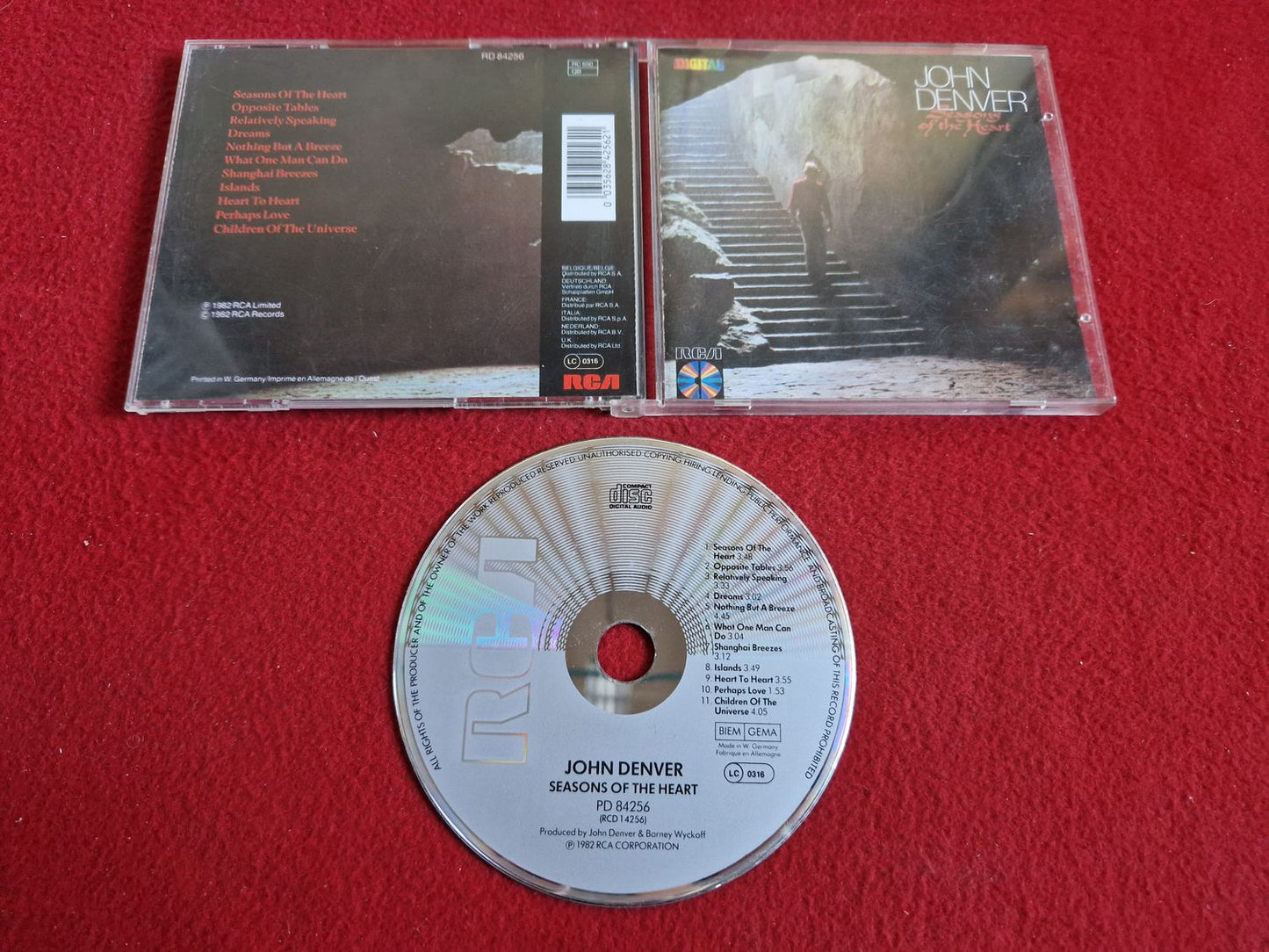 JOHN DENVER SEASONS OF THE HEART till CD