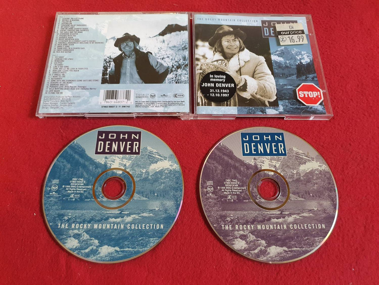 JOHN DENVER THE ROCKY MOUNTAIN COLLECTION till CD