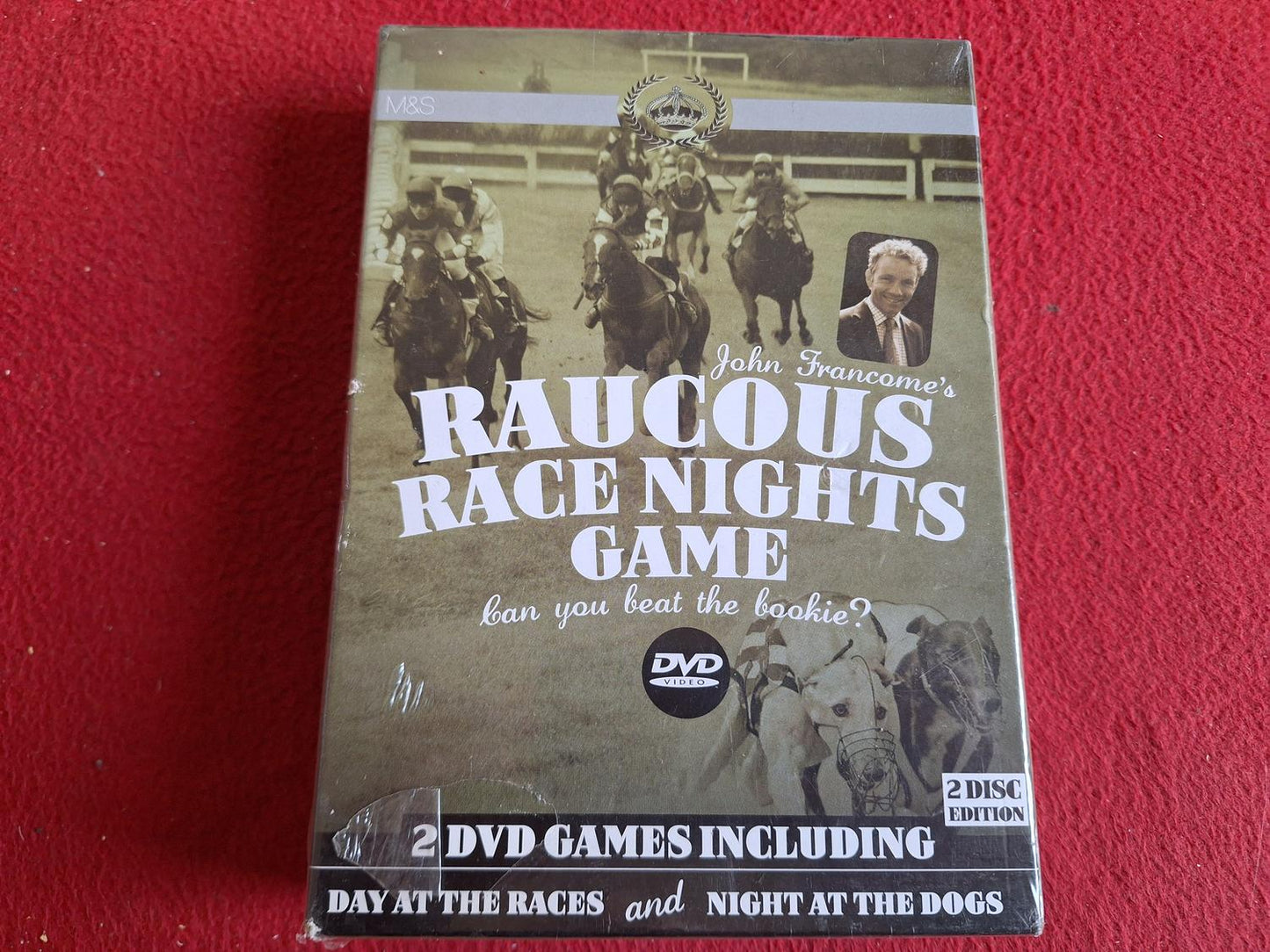 JOHN FRANCOMES RAUCOUS RACE NIGHTS DVD GAMES BOX DVD