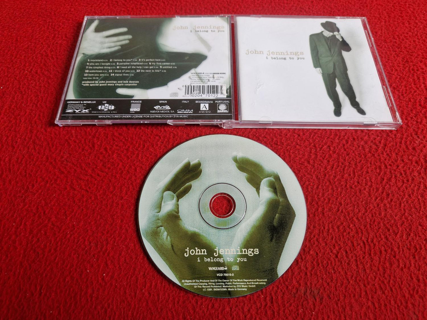JOHN JENNINGS I BELONG TO YOU CD