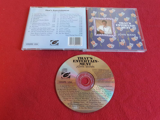 JOHN MANN THAT'S ENTERTAINMENT till CD