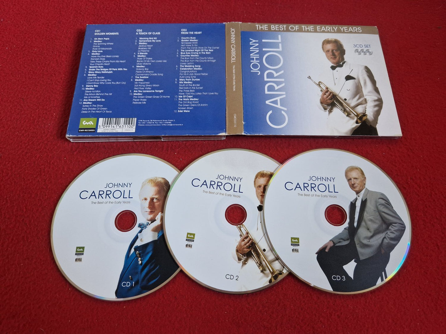 JOHNNY CARROLL THE BEST OF THE EARLY YEARS CD BOX