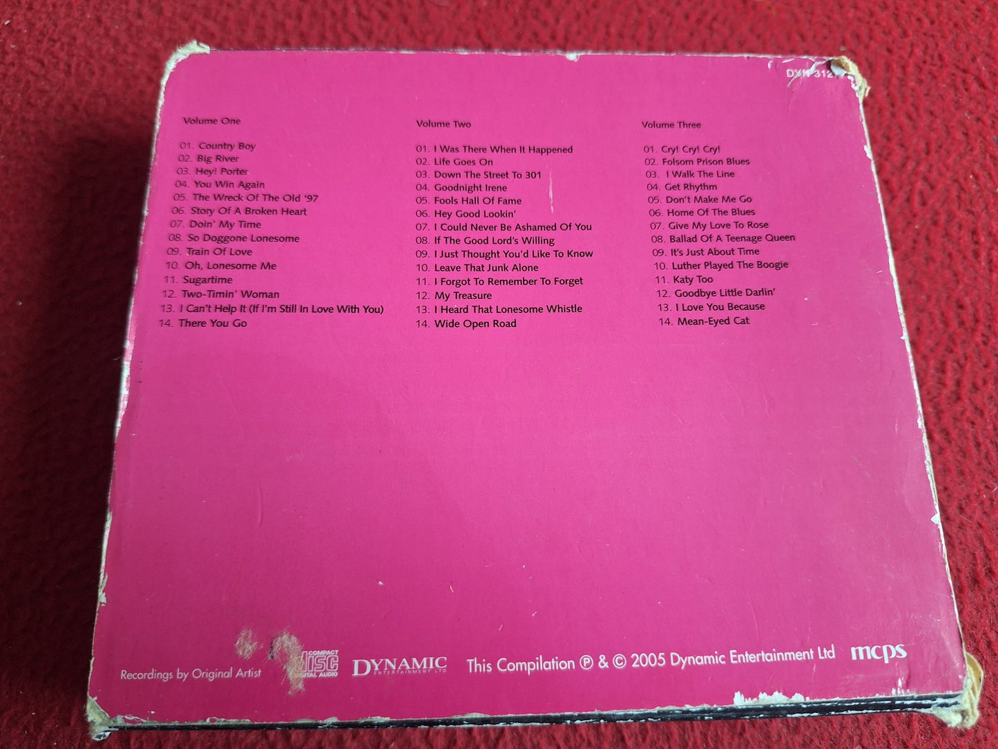 JOHNNY CASH 3 CD BOX