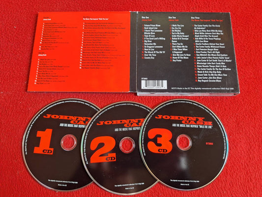 JOHNNY CASH AND THE MUSIC THAT INSPIRED "WALK THE LINE" CD BOX