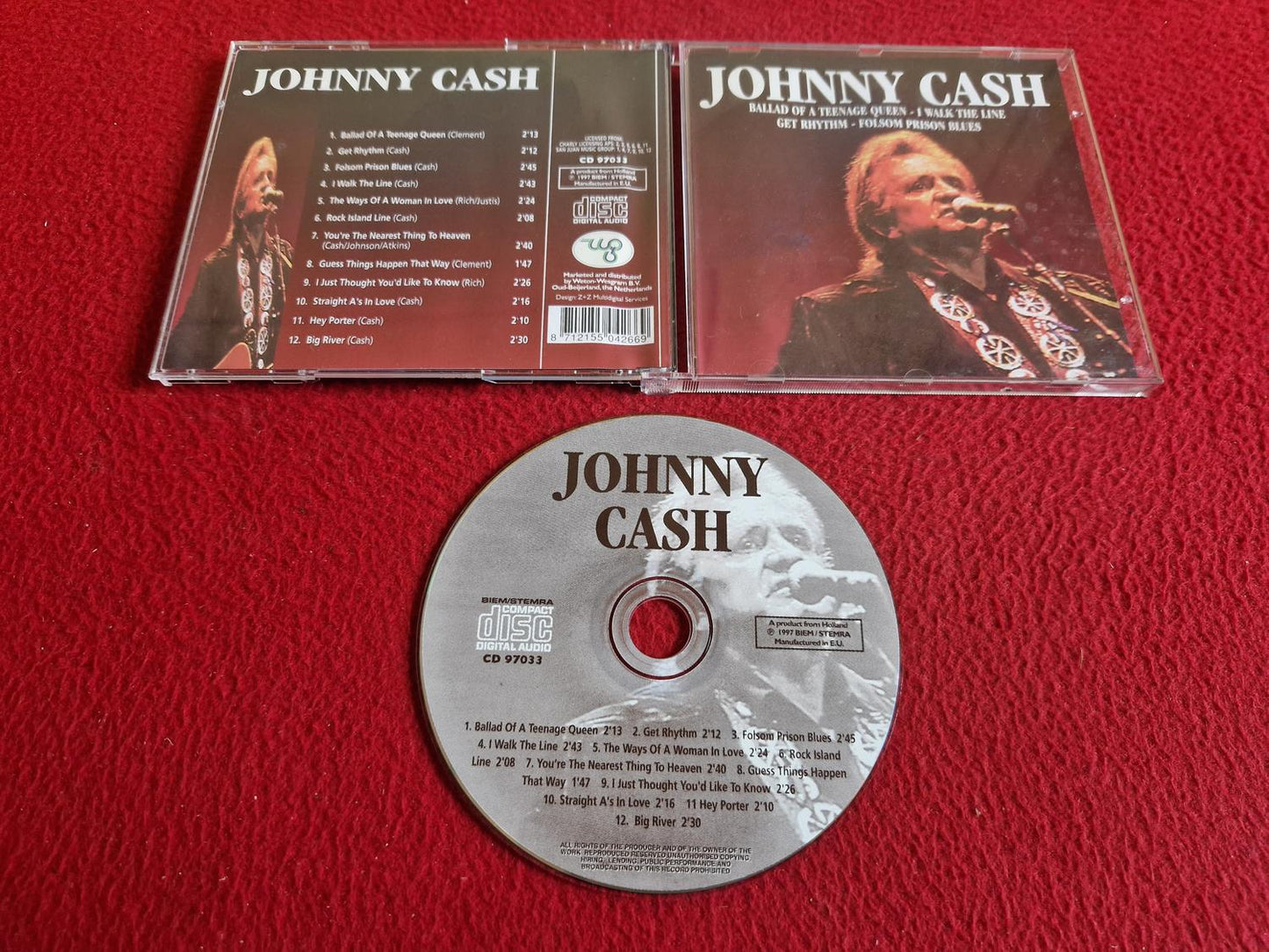JOHNNY CASH BALLAD OF A TEENAGE QUEEN - I WALK THE LINE - GET RHYTHM CD