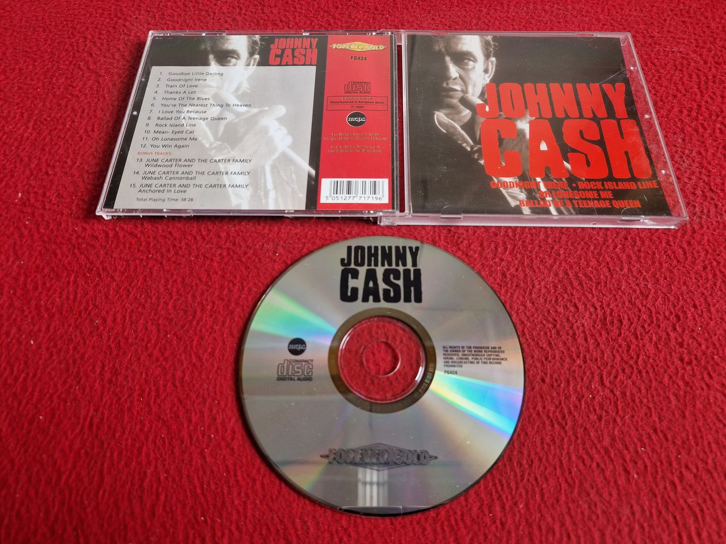 JOHNNY CASH [ FOREVER GOLD ] CD