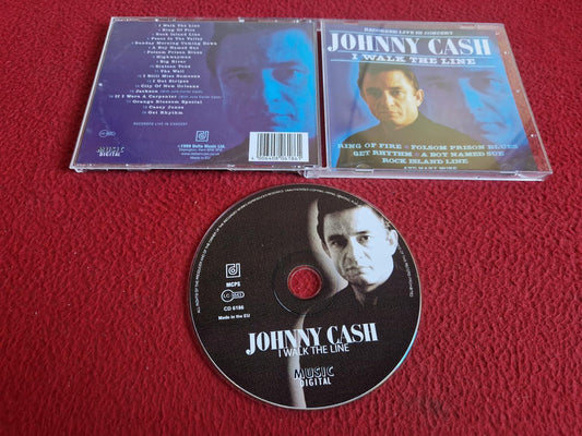 JOHNNY CASH I WALK THE LINE RECORDED LIVE IN CONCERT CD