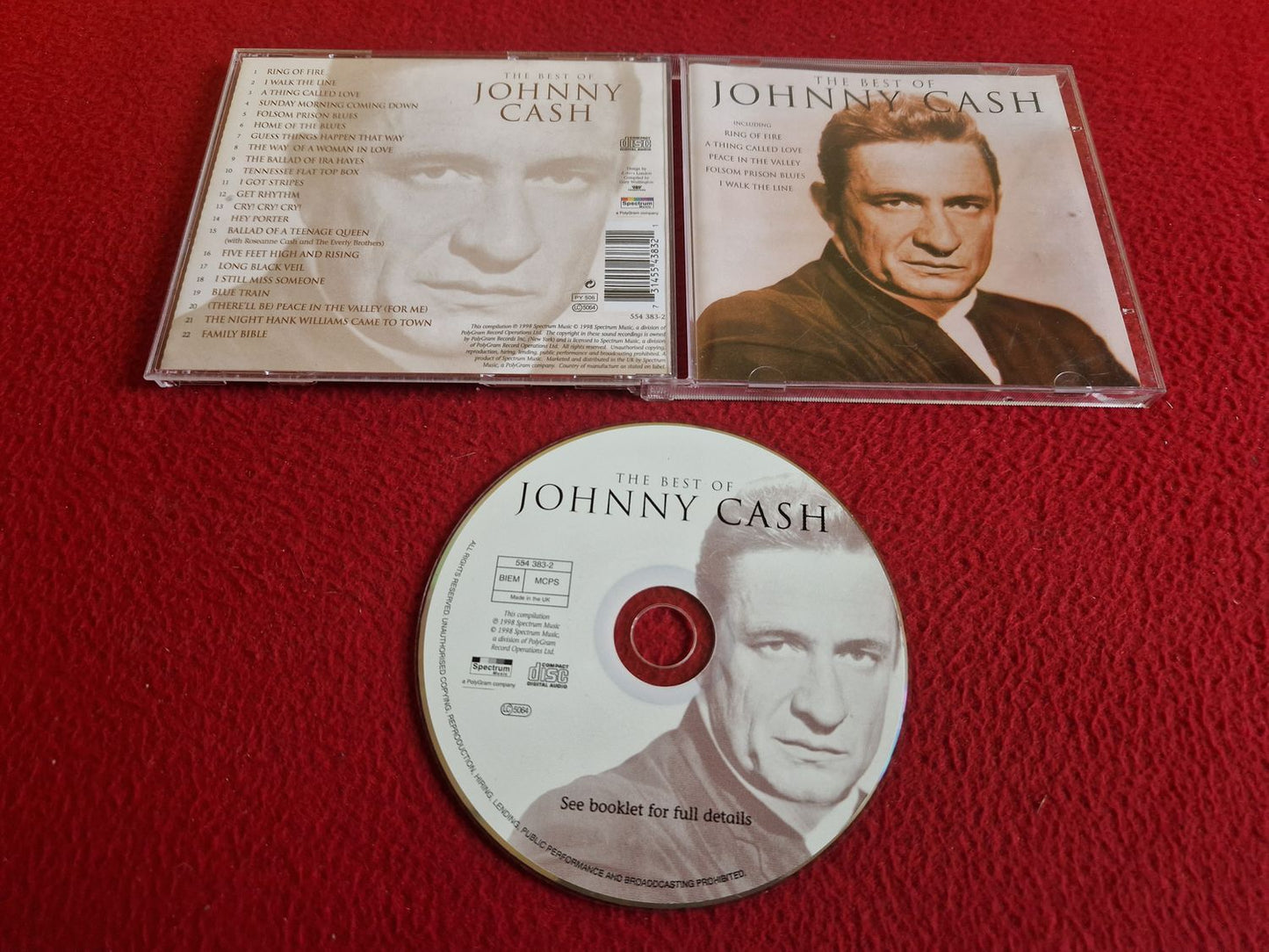JOHNNY CASH THE BEST OF JOHNNY CASH CD
