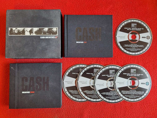 JOHNNY CASH UNEARTHED [ REPFRIA SKIVOR ] CD BOX