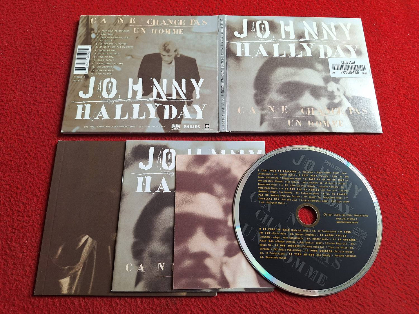 JOHNNY HALLYDAY CA NE CHANGE PAS UN HOMME CD